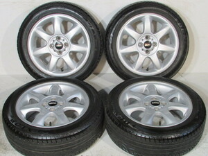 ☆MINI■BMWミニ■ミニクーパー.クーパーS■ランフラットタイヤ■195/55R16■100-4H/16-6.5J/+48■DUNLOP■SPスポーツ01■純正アルミ希少品