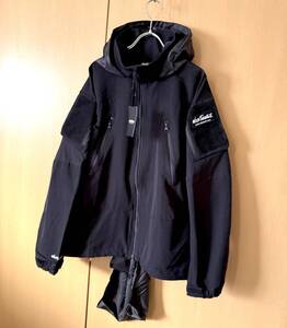 ★別注★撥水 ストレッチ WILD THINGS / LEVEL5 SOFT SHELL JACKET / BLACK / XL サイズ / ワイルドシングス ソフト シェル ジャケット