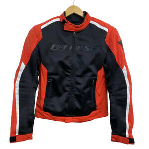 【即決】DAINESE ダイネーゼ HYDRAFLUX 2 AIR D-DRY ライナー付き メッシュ ジャケット　黒系/オレンジ系　 サイズ46　5255-100