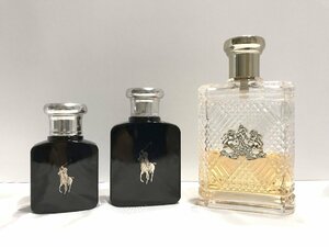 ■【YS-1】 香水 ラルフローレン ■ ポロ ブラック EDT 40ml 75ml サファリ フォーメン EDT 125ml ■ 3点セット まとめ【同梱可能商品】D