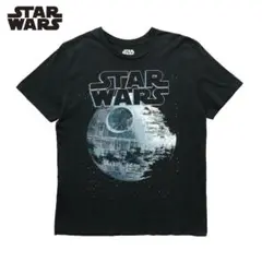 映画 スターウォーズ デススター クルーネック Tシャツ 古着 ブラック