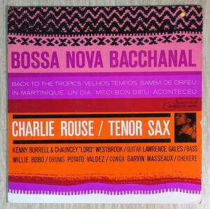 極美! US BLUE NOTE BLP 4119 オリジナル Bossa Nova Bacchanal / Charlie Rouse NYC/RVG/EAR