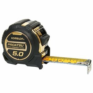 コメロン PROATSU 2550C KMC-83PR サイズ：25mm 長さ：5.0m JIS1級 テープカラー表 イエロー 裏 ホワイト コンべ コンベックス スケール　