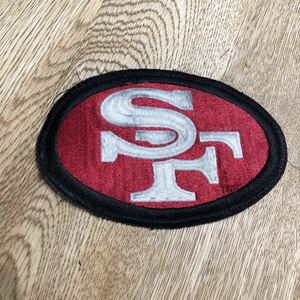 ★サンフランシスコ・フォーティナイナーズ NFL アメフト ロゴ エンブレム 刺繍 ワッペン パッチ ビンテージ