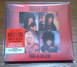 送料込み：中古★Motley Crue/モトリー・クルー★Shout At The Devil (40th Anniversary)(Lenticular Cover)★発売日：2023年10月27日