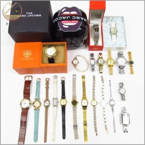 着物10 MARC JACOBS/FENDI/Tory Burch/NIXON/他 クォーツ 腕時計 大量 まとめ 22点 セット レディース ジャンク ブランド品 ☆☆☆☆☆