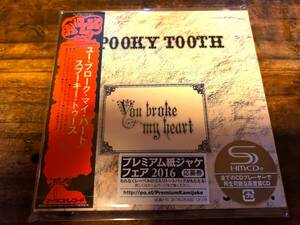 美品 紙ジャケSHM-CD SPOOKY TOOTH / YOU BROKE MY HEART 