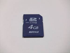 SDHCカード 4GB CLASS4 フォーマット済み buffalo