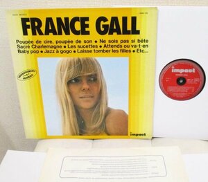 (^^)/ FRANCE GALL [ FRANCE Impact 6886 156] Enregistrements Originaux