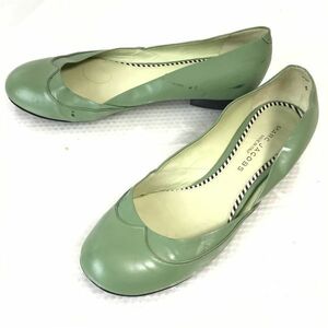 Made in Italy★MARC JACOBS★フラットシューズ/パンプス【37/23.0-23.5/緑/GREEN】ビジネス/dress shoes◆Q-86