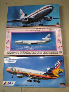 JAL プラモデル Hasegawa　DC10 JAZ JAS