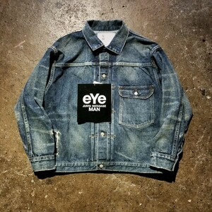 eYe JUNYA WATANABE MAN 24AW ×New Manual T-BACK DENIM JACKET ジュンヤワタナベマン ニューマニュアル 1st デニムジャケット