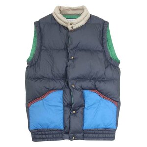 VISVIM ビズビム VS0001567 INSULATOR DOWN VEST クレイジーパターン ダウンベスト ブラック系 L【中古】