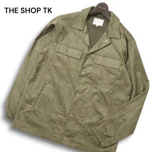 THE SHOP TK タケオキクチ 秋冬 フェイク スウェード レザー ジャケット Sz.L　メンズ　C4T10251_B#N