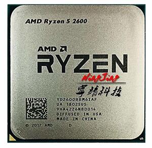 【中古】 AMD Ryzen 5 2600 R5 2600 3.4 GHz 6コア 12コア 65W CPU プロセッサ