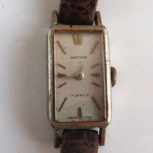 古い 腕時計 WATHER 17石 スイス レデイース ジャンク