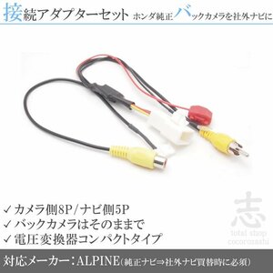 ホンダ リアカメラ 純正バックカメラ X9Z EX10Z 出力変換 接続 RCA set