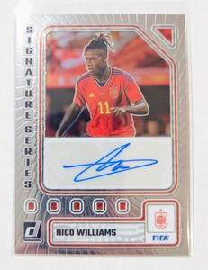 2023-24 panini donruss soccer signature series auto nico williams 