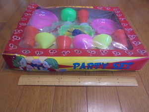 PARTY　SET　15PIECE　AGATSUMA　MADE　IN　JAPAN 　昔の子供のおもちゃ　輸出用？