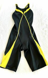 スピード speedo 女子 競泳水着 ハーフスパッツ☆中古★サイズO(XL)☆送料ゆうパケット230円