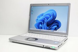 1円スタート ノートパソコン Windows11 Panasonic レッツノート CF-SZ6 第7世代 Core i5 SSD256GB メモリ8GB 12.1 Windows10 カメラ