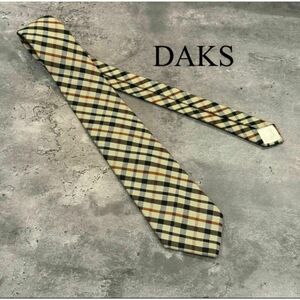 『DAKS』ダックス チェック柄ネクタイ 