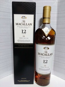 マッカラン 12年 シェリーオークカスク【正規輸入品】MACALLAN