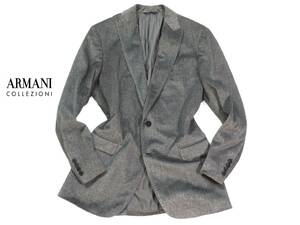 ARMANI COLLEZIONI アルマーニコレッツォーニ ベロアタッチ ジャケット 50R L~LL