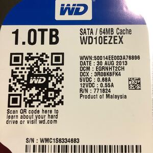 WESTERN DIGITAL Blue HDD 1TB 中古