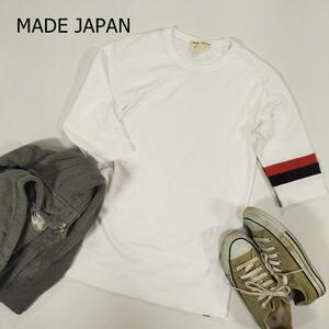 KRIFF MAYER クリフメイヤー Tシャツ サイズL ホワイト レッド ブラック 五分袖 日本製 2094