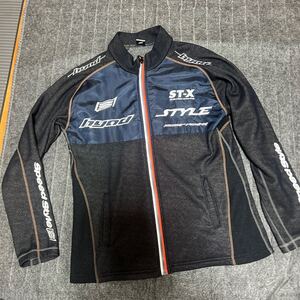 ◆ HYOD STU512N ロングスリーブ フルジップ ヒートTシャツ Lサイズ USED品◆起毛 インナー