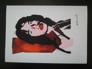 A4 額付き ポスター Mick Jagger ミックジャガー Andy Warhol アンディーウォーホル 絵画 ポップアート 