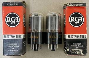 ■NEW21234■ RCA 6DN7　新品元箱入２本セット