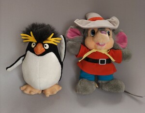 【美品保管品】 ぬいぐるみ ☆イワトビペンギン&可愛いネズミ☆