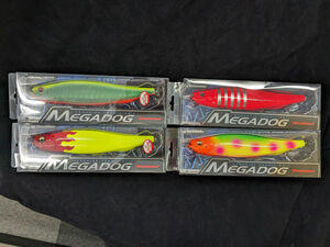 【4個セット】Megabass MEGADOG 220mm/130g メガバス メガドッグ