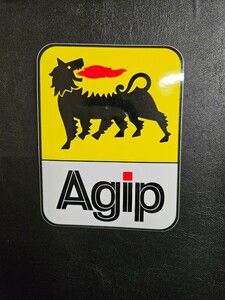 アジップ Agip オイル シール ステッカー　当時物　イタリア　フェラーリ アジップ ステッカー Agip モーターサイクル