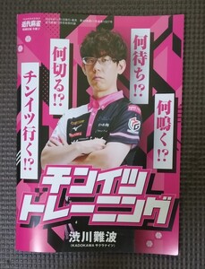 チンイツトレーニング 渋川難波 近代麻雀 付録 小冊子 新品 未使用品