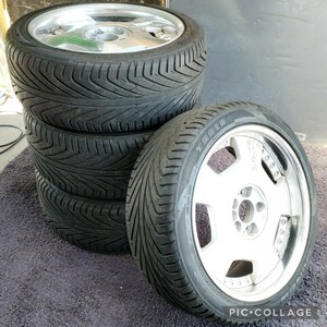 深リムWORK ワーク　ユーロライン18インチ　8JJ ＋38　9JJ ＋45　4H/5H×114.3 ハブ約73 タイヤ付き4本235/40R18 265/35R18 クラウン 