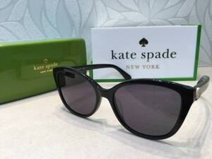 【新品】kate spade ケイトスペード サングラス HENSLEY/G/S 8071R ブラック☆未使用