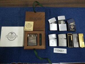 1104B7　喫煙グッズ　ライター　おまとめ9点　Dunhill　ZIPPO など ※着火未確認・現状お渡し・追加写真あり