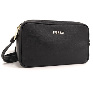 FURLA ショルダーバッグ ブラック レザー