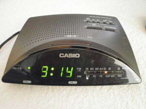 動作品　CASIO AM/FM クロックラジオ　RT-150