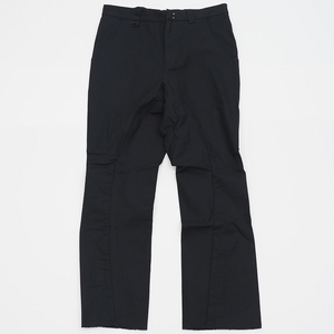 L05503 超美品 24SS RIPVANWINKLE/CYCLING WIDE パンツ 【サイズ：L】 ブラック RW-604 リップヴァンウインクル メンズ 