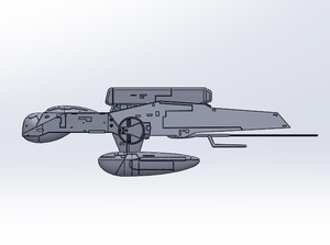 1/200 スパルタニアン 強行偵察型 3Dプリント 未組立 同盟軍 SPARTANIAN RECON 宇宙船 宇宙戦闘機 Spacecraft Space Ship Space Fighter