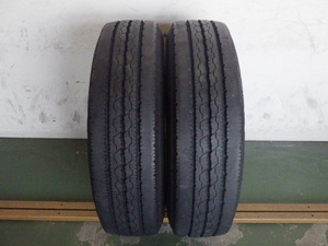 195/75R15 109/107L ブリヂストン R205 中古 7分山 2本セット サマータイヤ 2016年製 L17454