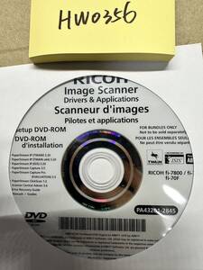 HW0356/新品/RICOH fi-7800 /fi-70F Image Scanner Drivers & Applications Scanneur d