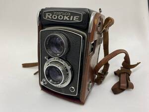 ♪♪6412 ヤシカ YASHICA 二眼レフカメラ Rookie ルーキー フィルムカメラ 昭和レトロ ビンテージ ケース付き♪♪