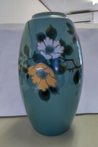 花器　花瓶　九谷焼　中古品