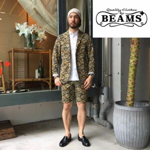 BEAMS PLUS ビームス プラス パッチワーク 半袖 ボタンダウンシャツ