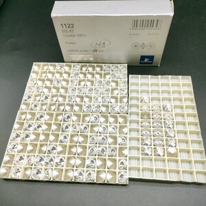 ☆ほぼ未使用 SWAROVSKI スワロフスキー ヴィンテージ ルース 1122 47SS 2gross Crystal 001 クリスタル 裸石 グルーデコ R-3